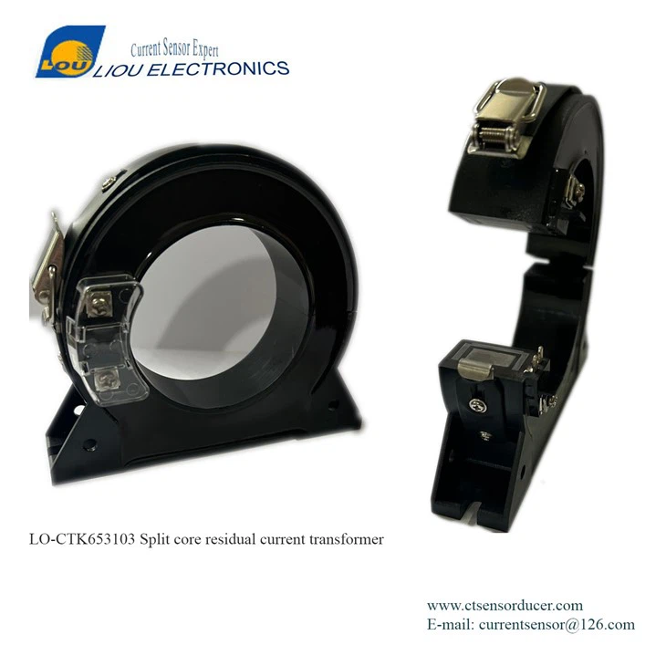 High Precision Split Core Residual Current Transformer RCT