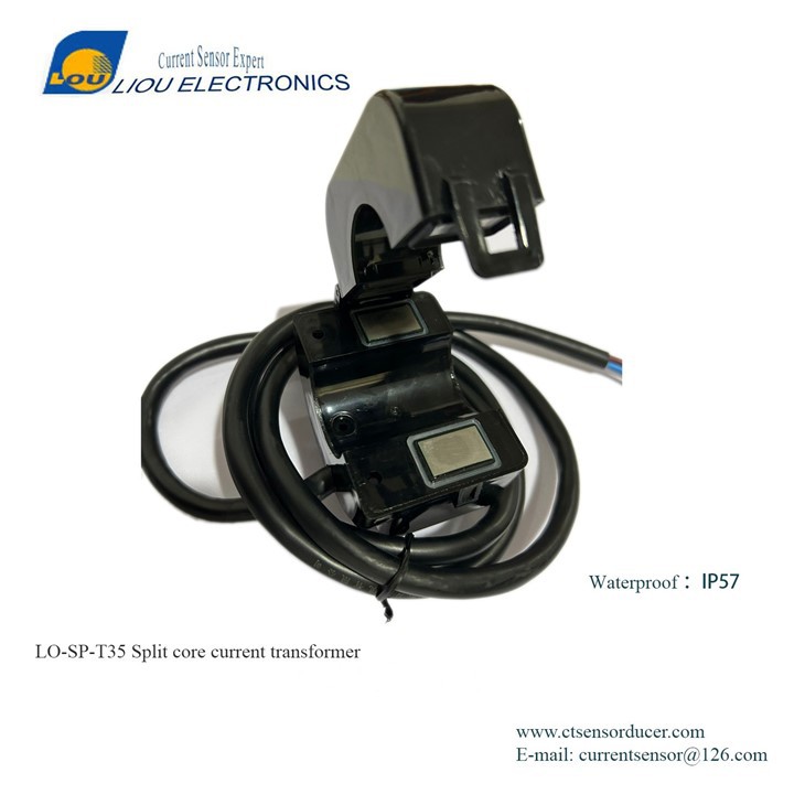 Split Type Core Current Transformer IP57 600A:5A Waterproof